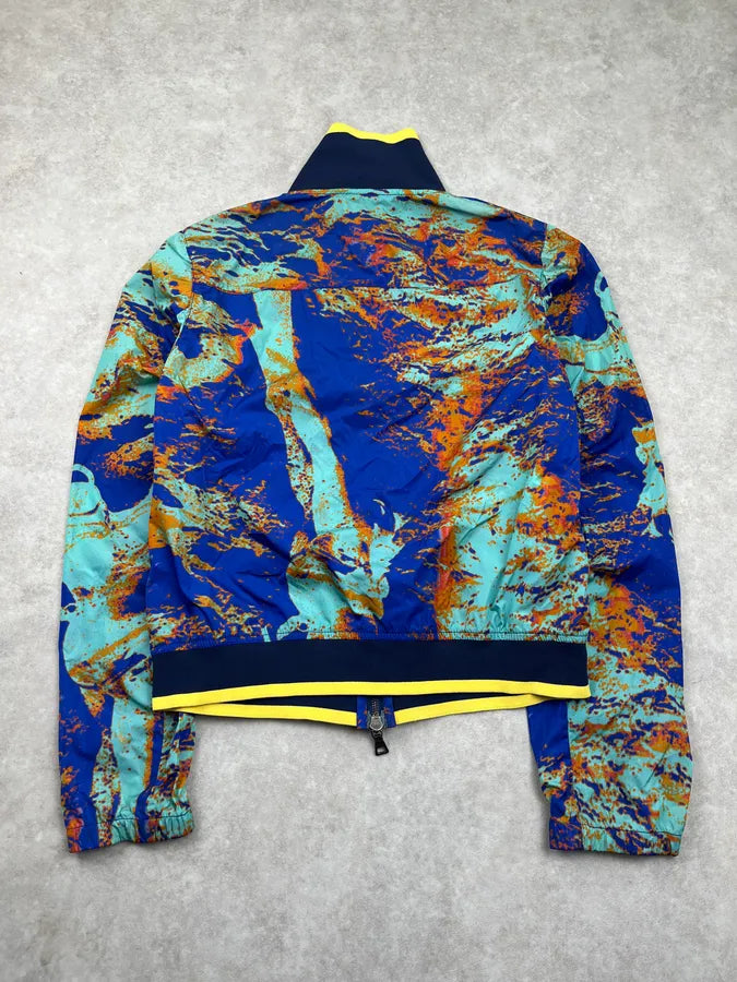 2000s Prada Linea Rossa Multicolor Abstract Thermal Jacket NeKjrvt 6