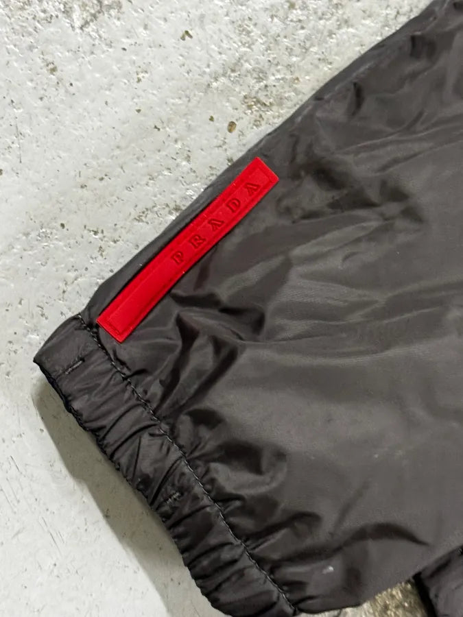 2000s Prada Linea Rossa Navy & Grey Reversible Nylon Jacket vGogNWV 16