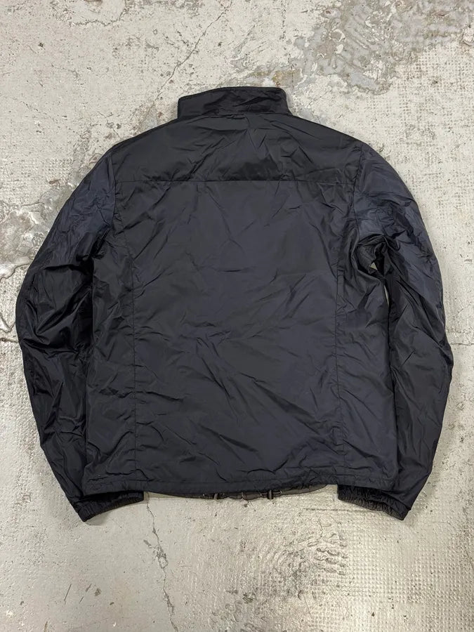 2000s Prada Linea Rossa Navy & Grey Reversible Nylon Jacket vGogNWV 6