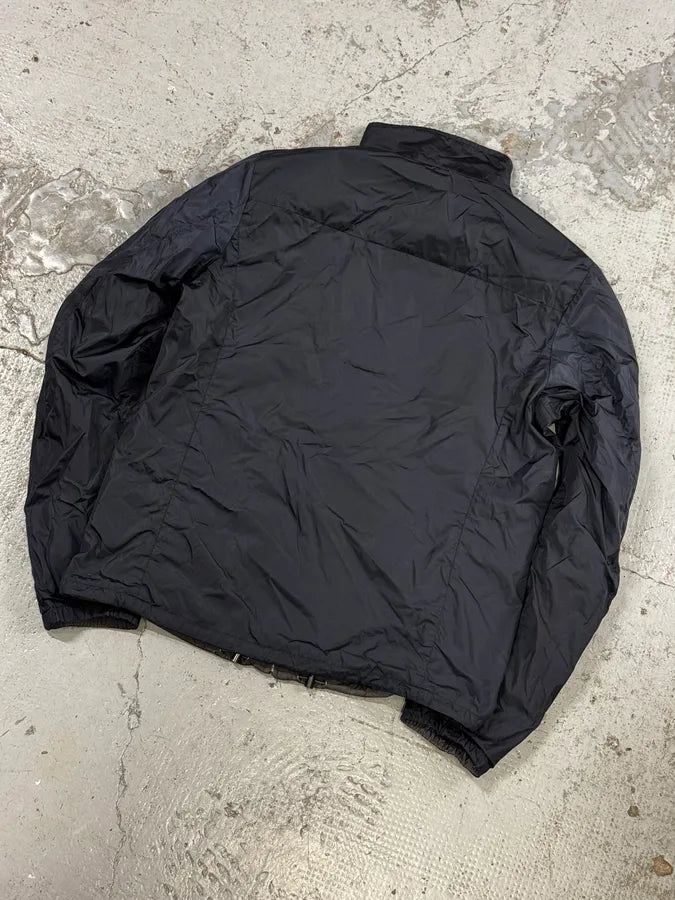 2000s Prada Linea Rossa Navy & Grey Reversible Nylon Jacket vGogNWV 9