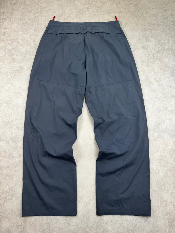 2000s Prada Linea Rossa Navy Back Pocket Technical Light Pants mGLQbqY 1