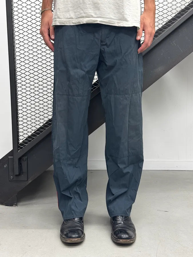 2000s Prada Linea Rossa Navy Back Pocket Technical Light Pants mGLQbqY 2
