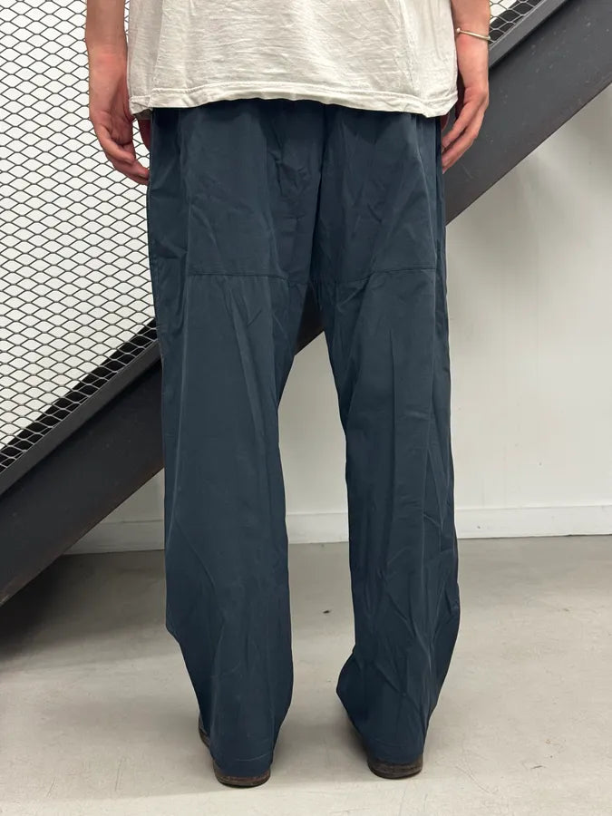 2000s Prada Linea Rossa Navy Back Pocket Technical Light Pants mGLQbqY 4