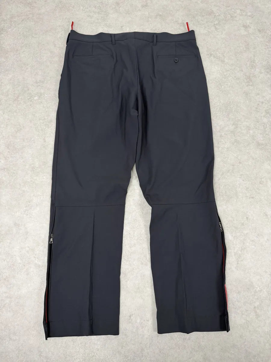 2000s Prada Linea Rossa Navy Cozy Pants PXrwXFQ 4