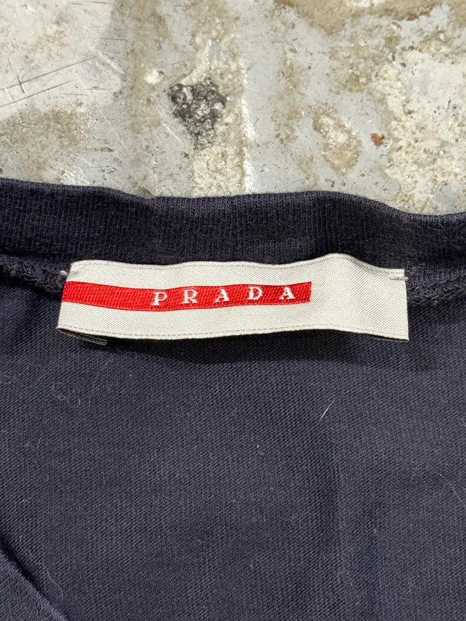 2000s Prada Linea Rossa Navy Human Longsleeves QQohylZ 7