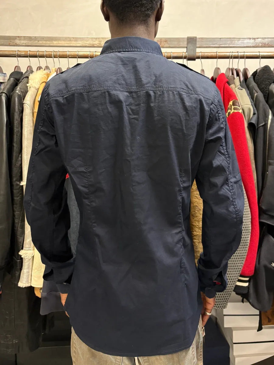 2000s Prada Linea Rossa Navy Italian Shirt WPcfBDd 2