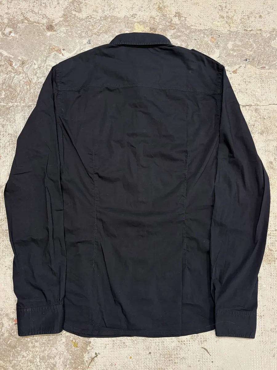 2000s Prada Linea Rossa Navy Italian Shirt WPcfBDd 6
