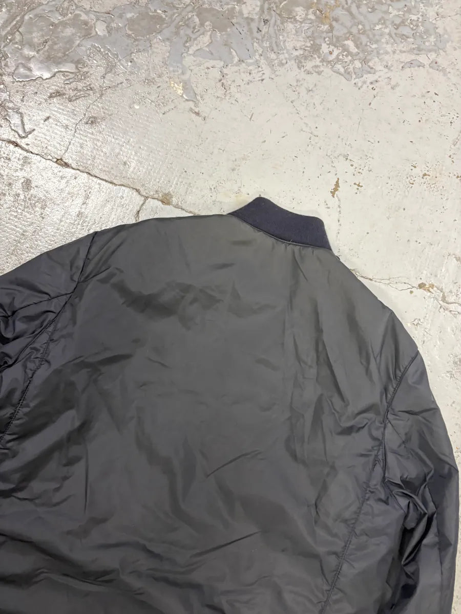 2000s Prada Linea Rossa Navy Nylon Logo Windbreaker Jacket dKZwWZw 5