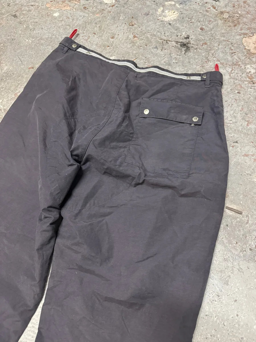 2000s Prada Linea Rossa Navy Pants (M/L) 8