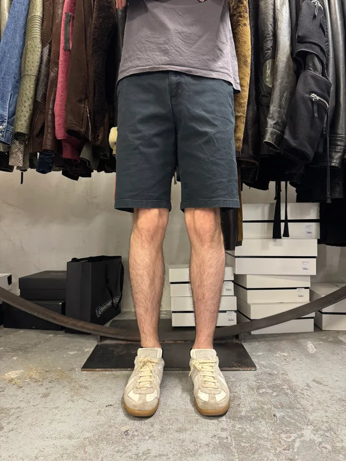 2000s Prada Linea Rossa Navy Shorts OVyylMq 1