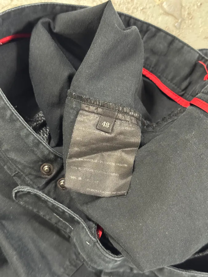 2000s Prada Linea Rossa Navy Shorts OVyylMq 5