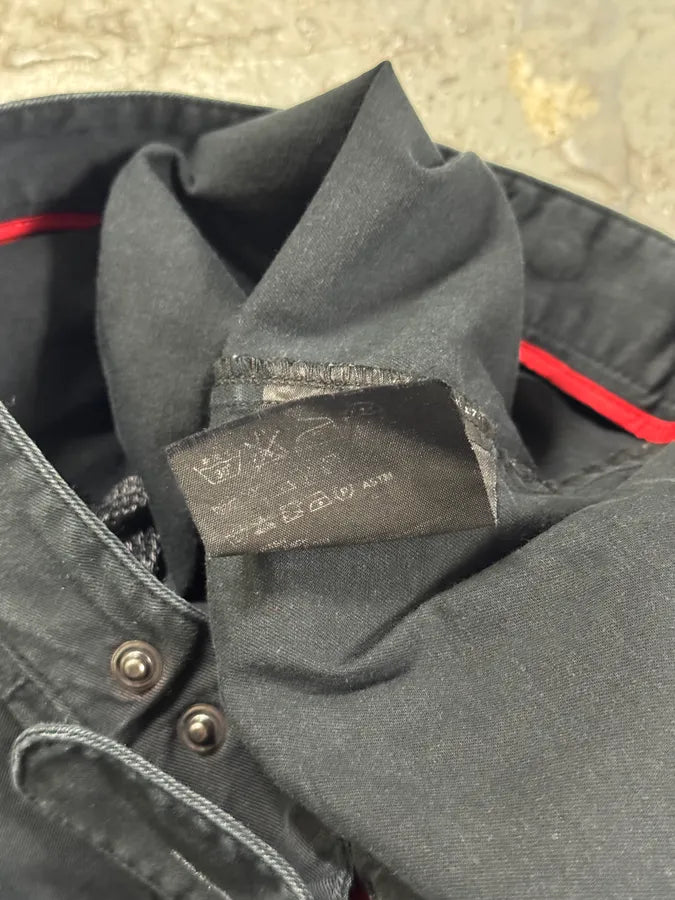 2000s Prada Linea Rossa Navy Shorts OVyylMq 9