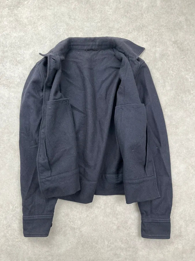 2000s Prada Linea Rossa Navy Wool Buttoned Jacket OBCEFEq 4