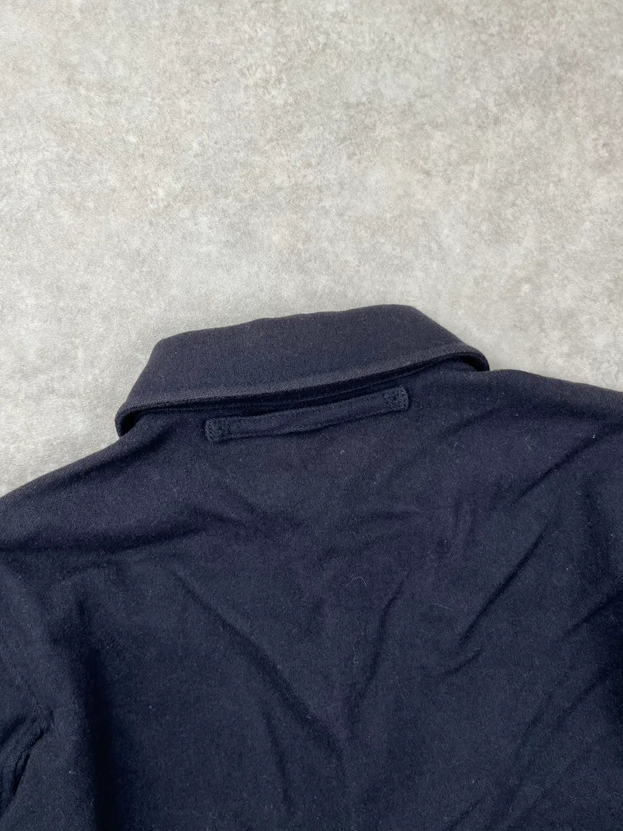 2000s Prada Linea Rossa Navy Wool Buttoned Jacket OBCEFEq 6