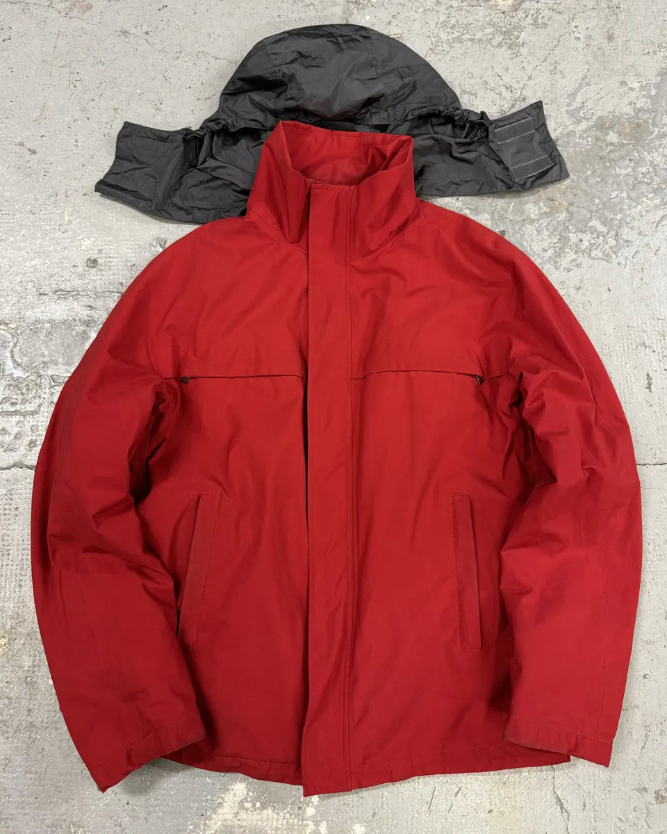 2000s Prada Linea Rossa Red Jacket (L) 0