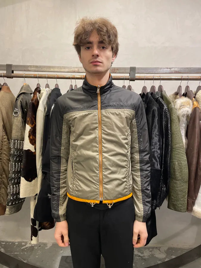 2000s Prada Linea Rossa Reversible Nylon Orange Jacket (XS/S) 4