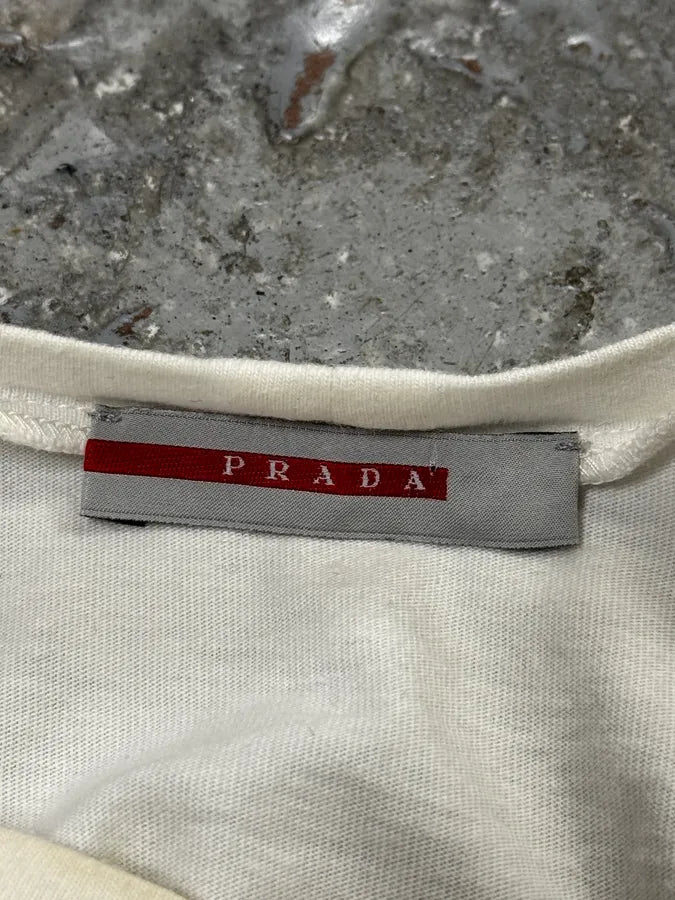 2000s Prada Linea Rossa Ski White Longsleeves uMkSSzD 6