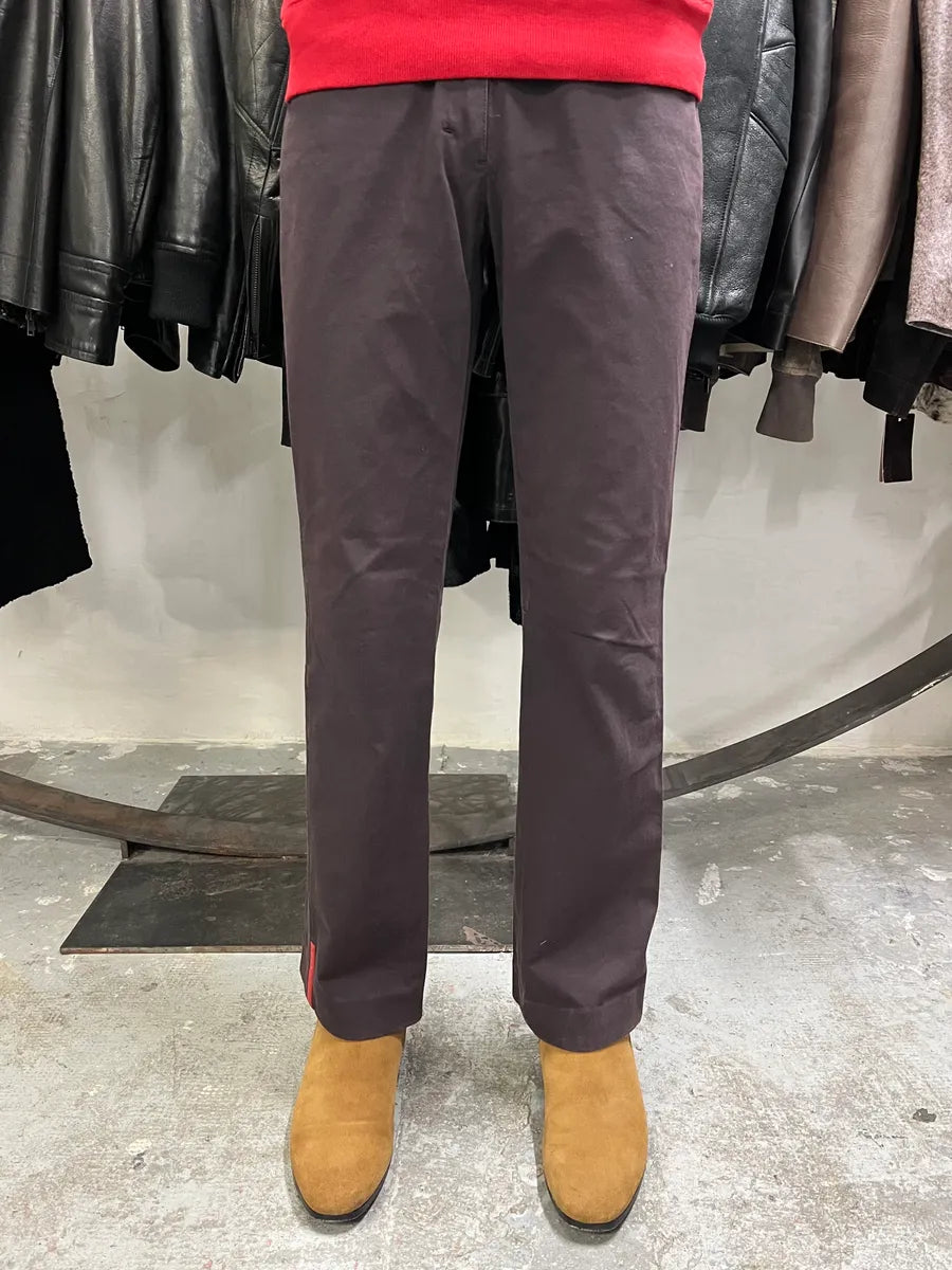 2000s Prada Linea Rossa Sport Brown Pants pzVUtea 2
