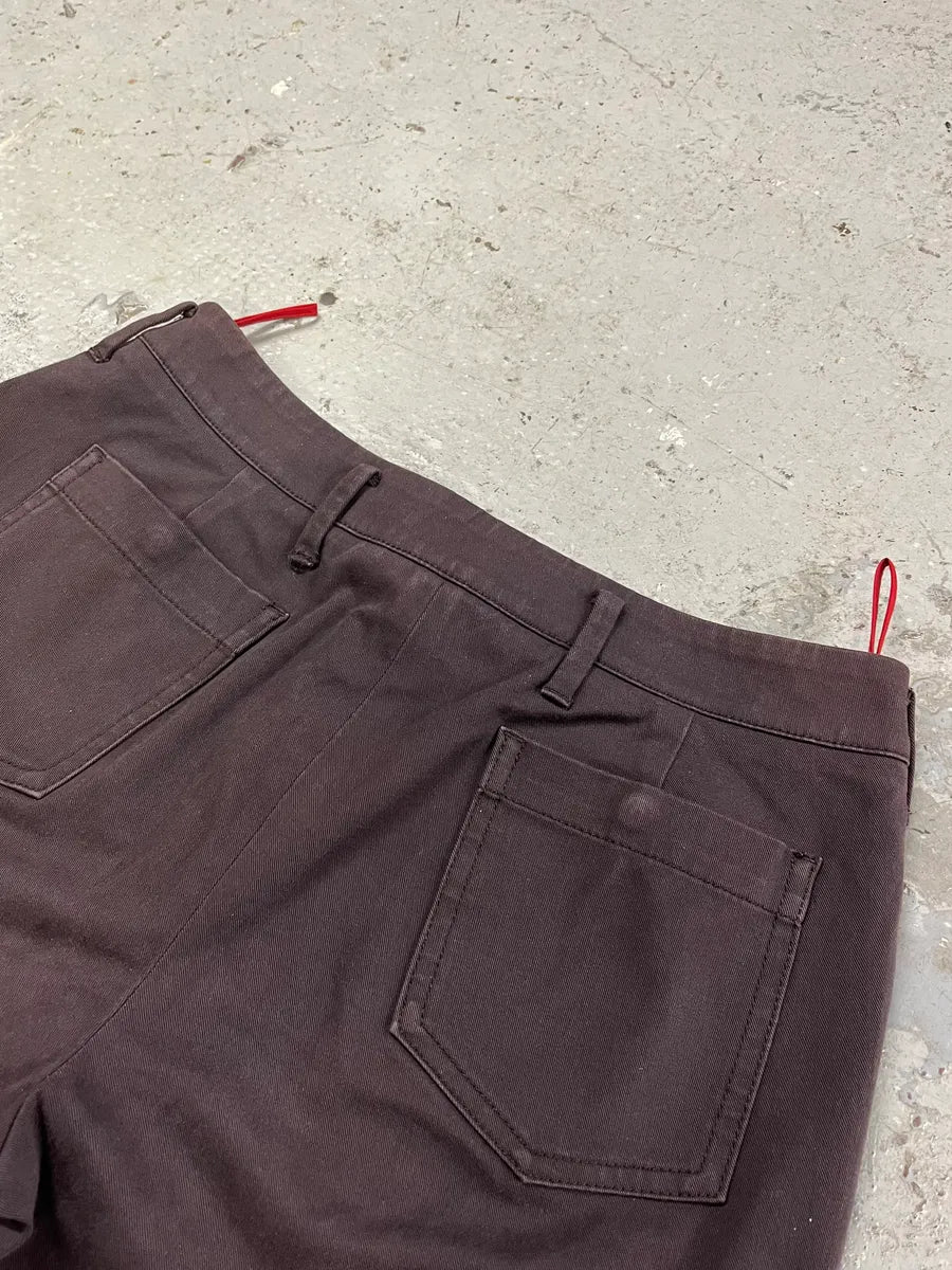 2000s Prada Linea Rossa Sport Brown Pants pzVUtea 8