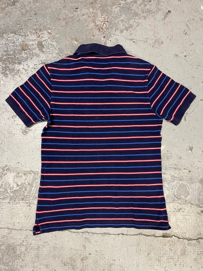 2000s Prada Linea Rossa Striped Polo Shirt CtUHXtC 1