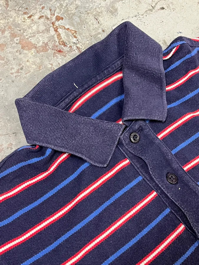 2000s Prada Linea Rossa Striped Polo Shirt CtUHXtC 2