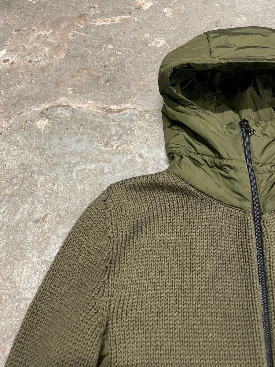 2000s Prada Linea Rossa Tactical Nylon Wool Zip-Up Sweate (XS/S) 5