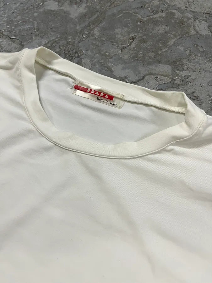 2000s Prada Linea Rossa White Longsleeves KzQDnJT 5