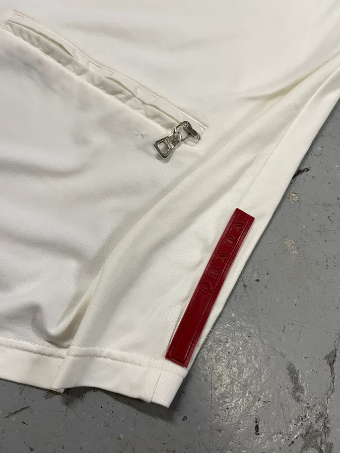 2000s Prada Linea Rossa White Longsleeves KzQDnJT 6