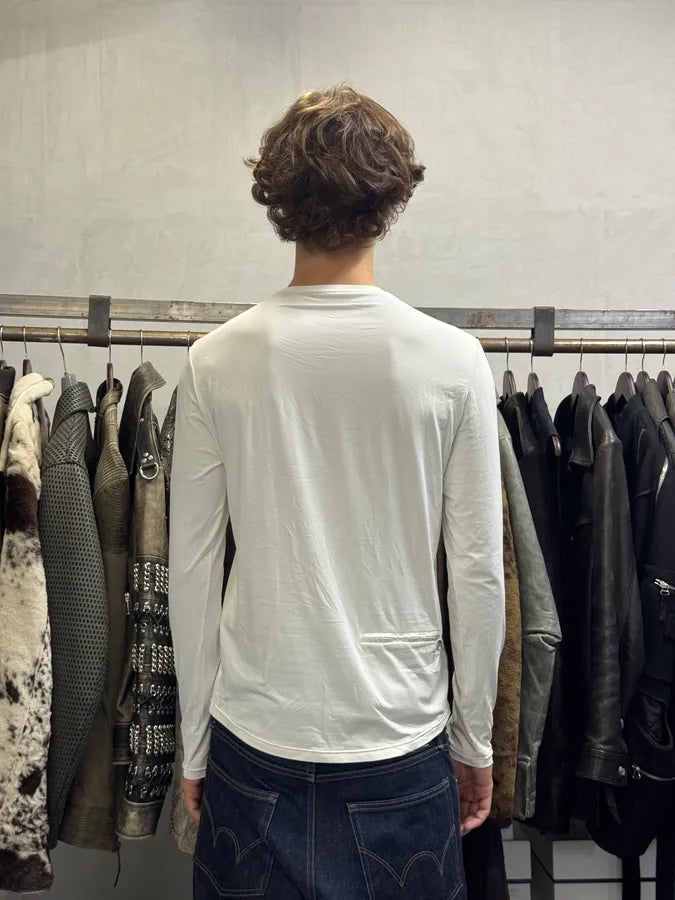 2000s Prada Linea Rossa White Longsleeves KzQDnJT 2