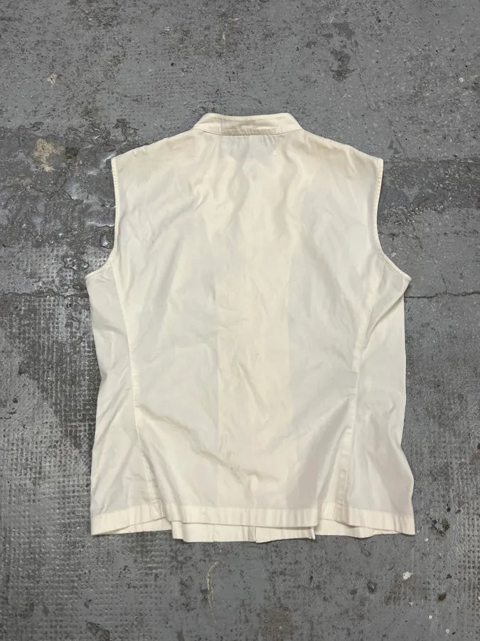 2000s Prada Linea Rossa White Tactical Vest Jacket McQlWJa 2