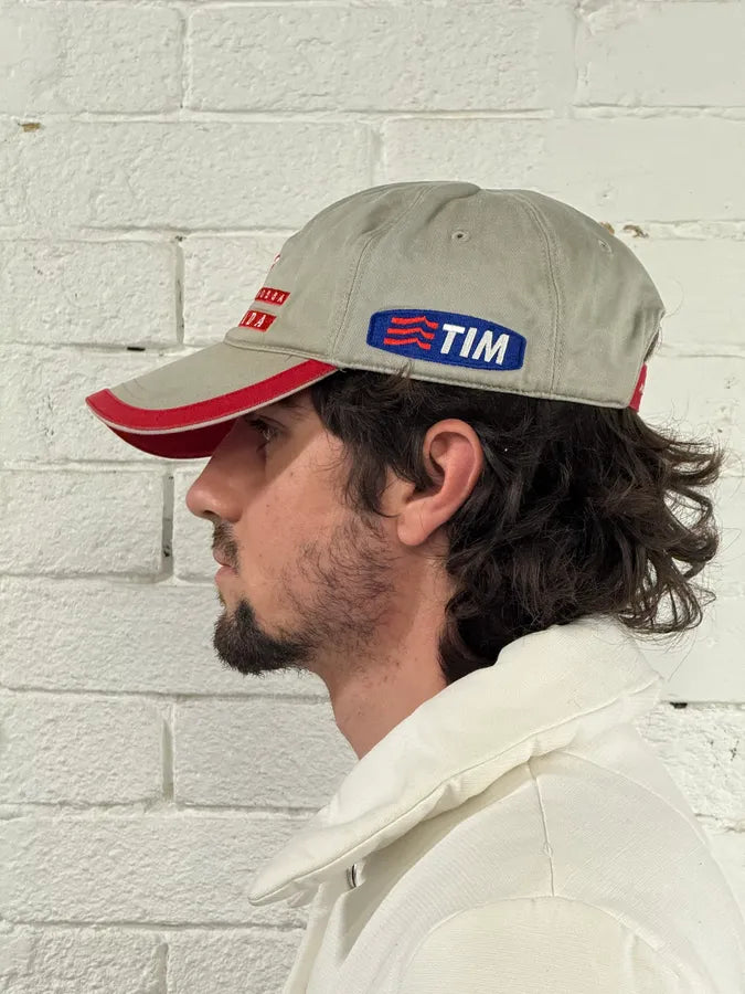 2000s Prada Luna Rossa Beige Cap DGzWISE 2