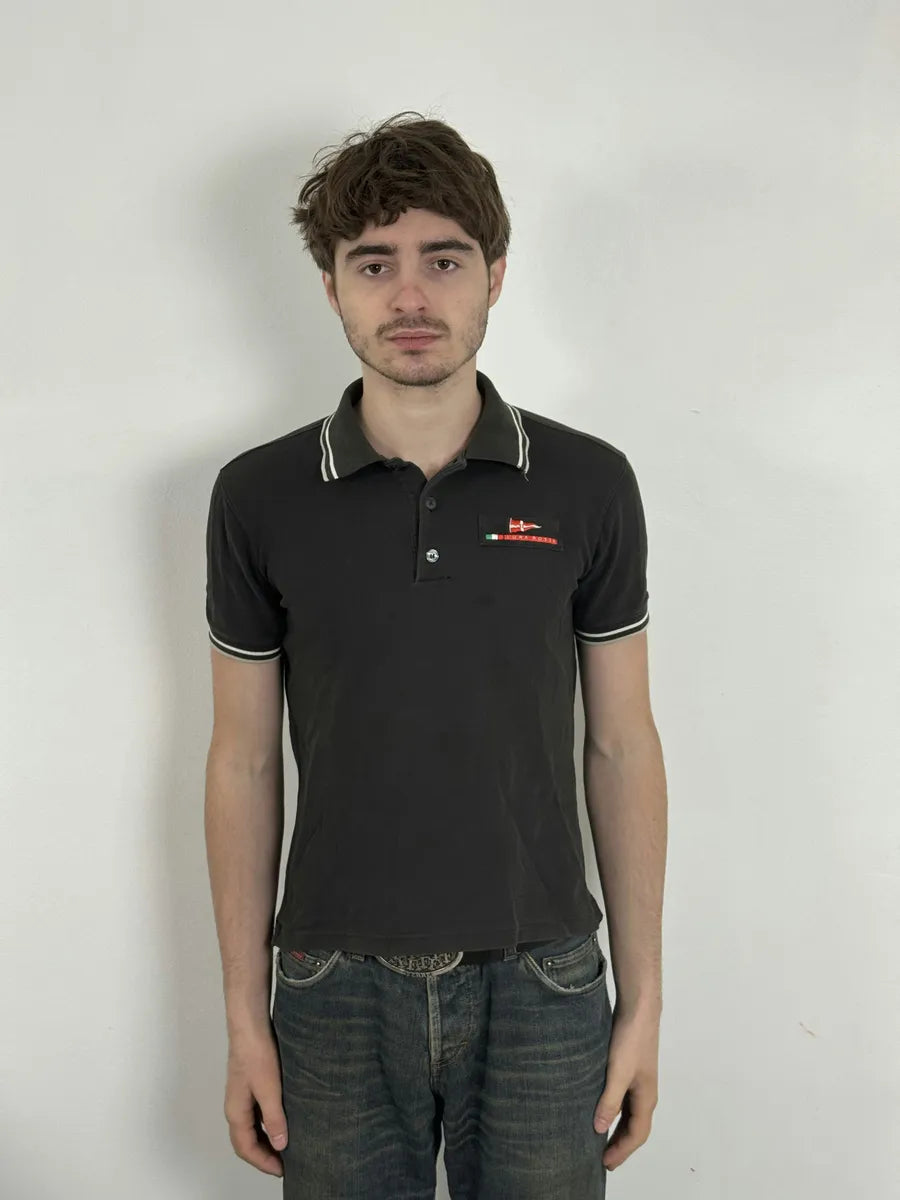 2000s Prada Luna Rossa Black Polo BpMPynl 1