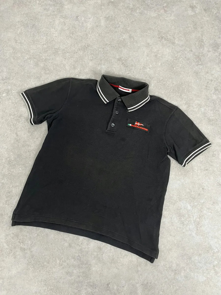 2000s Prada Luna Rossa Black Polo BpMPynl 3