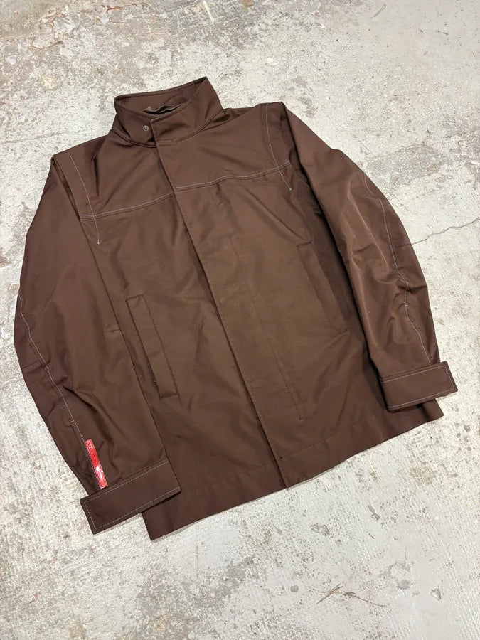 2000s Prada Luna Rossa Brown Jacket yUqywWq 1