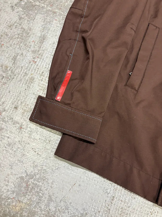 2000s Prada Luna Rossa Brown Jacket yUqywWq 5
