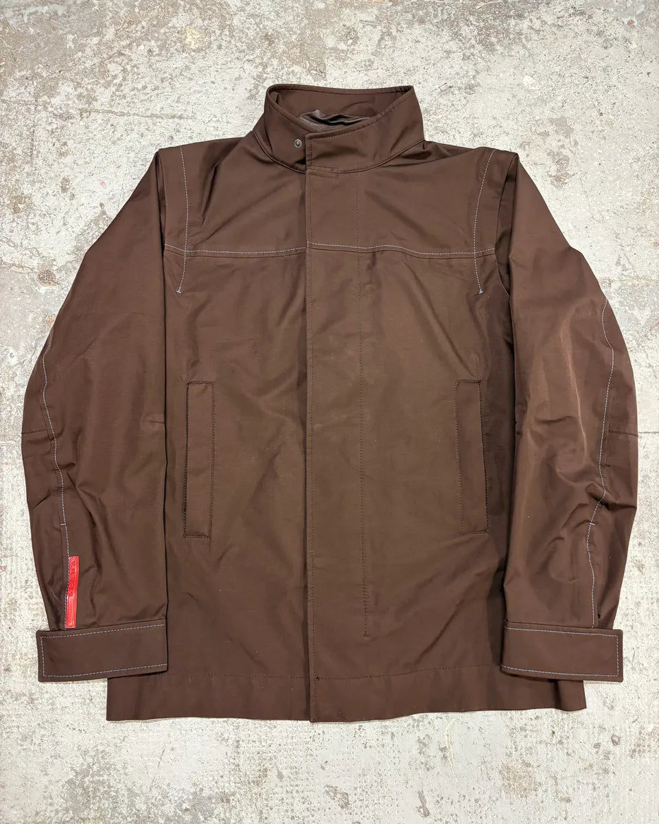 2000s Prada Luna Rossa Brown Jacket yUqywWq 0