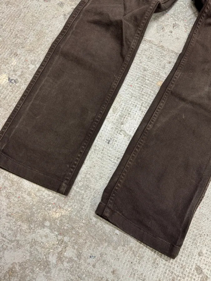 2000s Prada Luna Rossa Brown Pants (S) 3