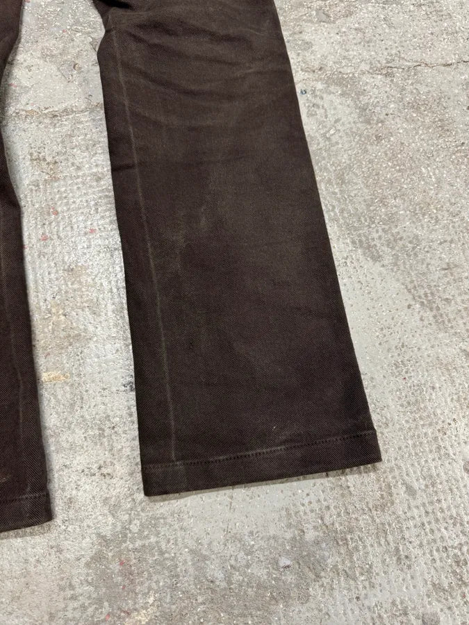 2000s Prada Luna Rossa Brown Pants (S) 5