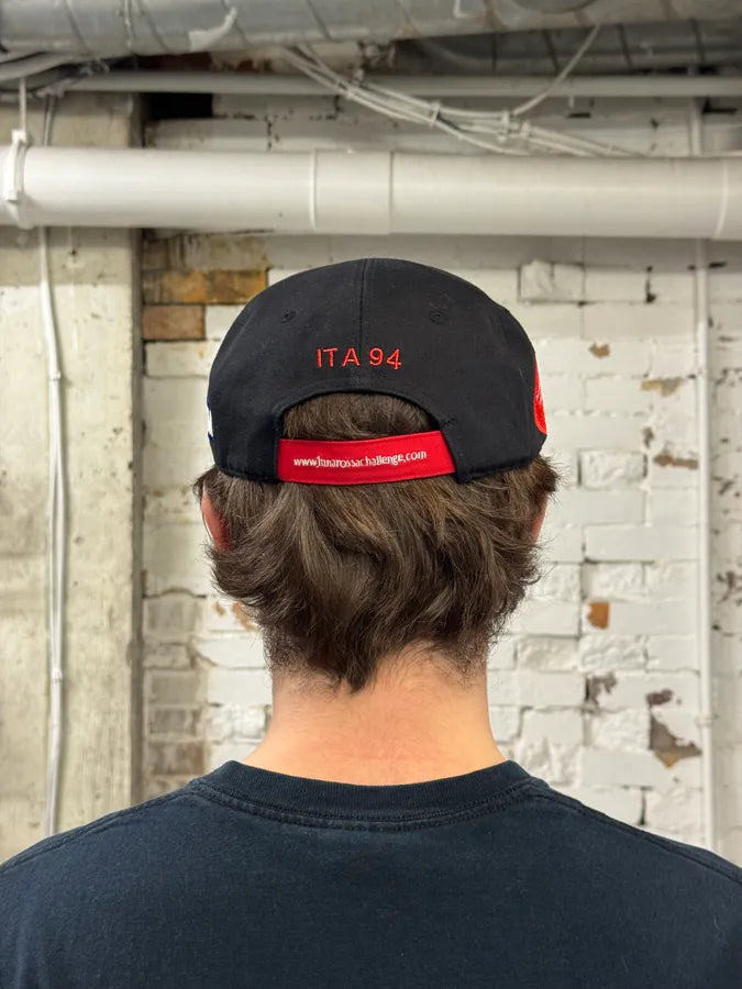 2000s Prada Luna Rossa Challenge Black & Red Cap oJpcqfP 2