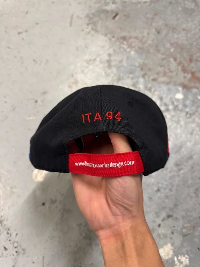 2000s Prada Luna Rossa Challenge Black & Red Cap oJpcqfP 8