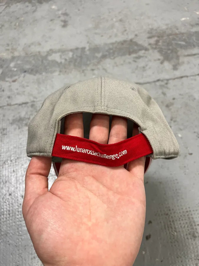 2000s Prada Luna Rossa Embroidered Grey Racing Cap wUJxjgY 5