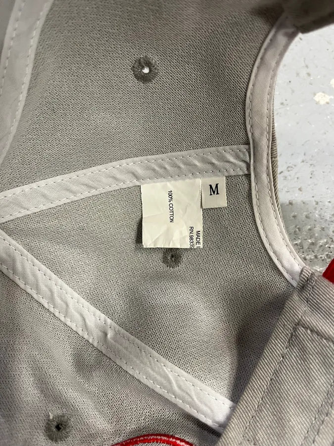 2000s Prada Luna Rossa Embroidered Grey Racing Cap wUJxjgY 6