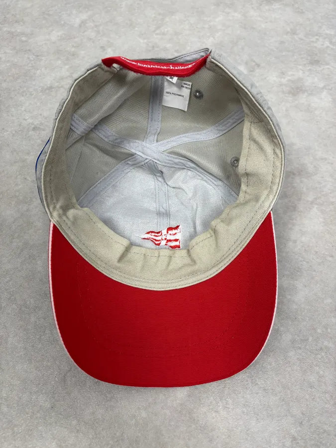 2000s Prada Luna Rossa Grey Embroidered Logo Cap IQBgqjA 4