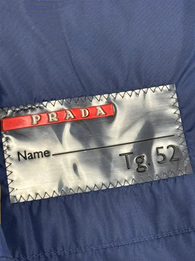 2000s Prada Luna Rossa Navy Windbreaker Jacket TwsTZWm 10