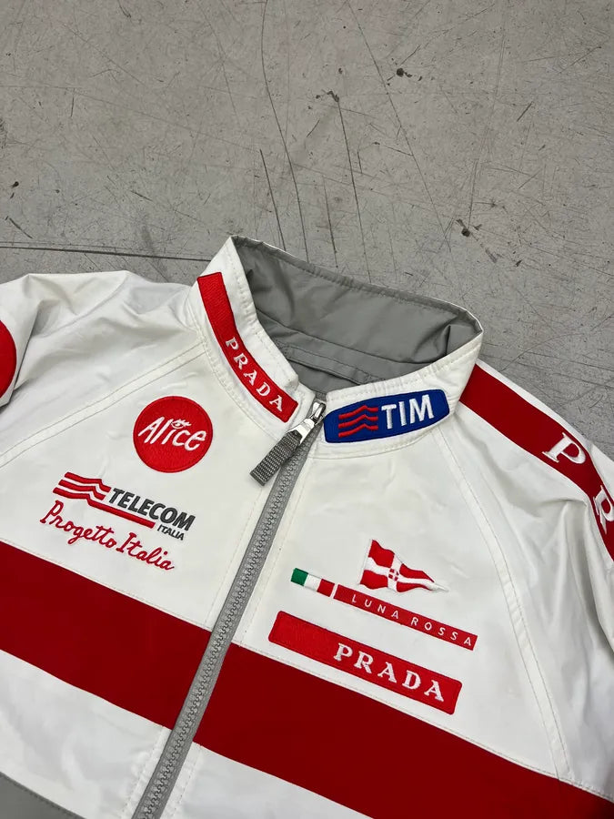 2000s Prada Luna Rossa Racing White & Red Jacket nxSwSVr 5