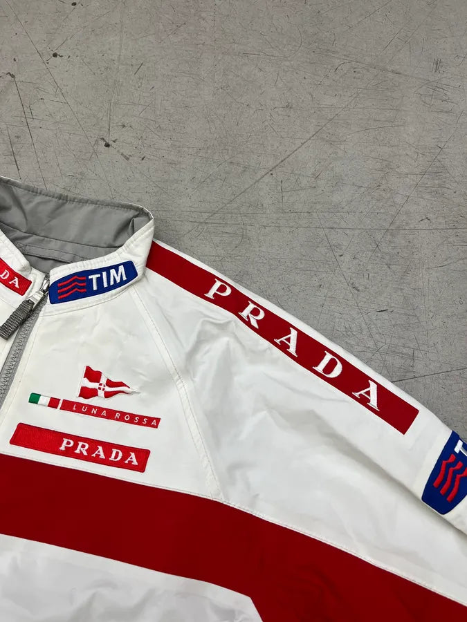 2000s Prada Luna Rossa Racing White & Red Jacket nxSwSVr 7