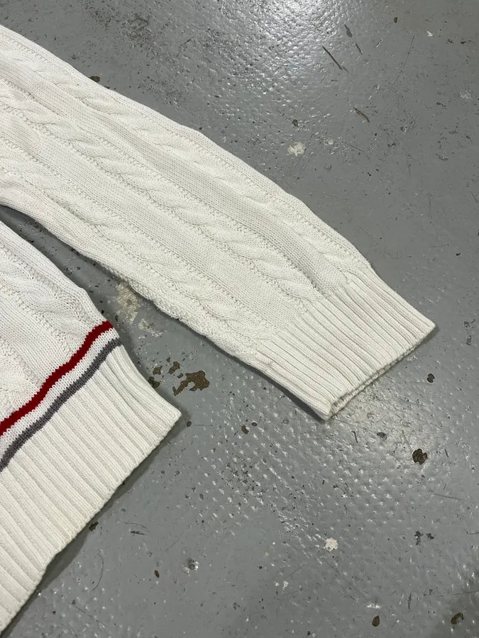 2000s Prada Luna Rossa White Knit Wool Sweater LPNVTto 5