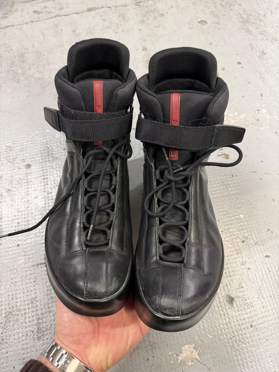 2000s Prada Mountain Black Leather Boots – Dolce Vita Hub 2000s Prada Mountain Black Leather Boots – Dolce Vita Hub