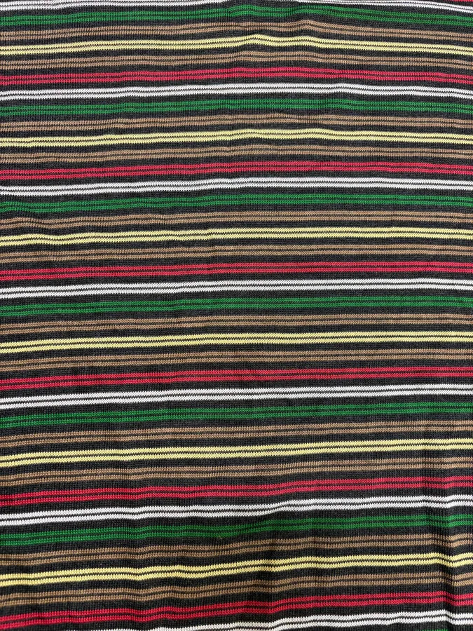 2000s Prada Multicolor Relaxed Striped Polo Shirt oECENgX 6