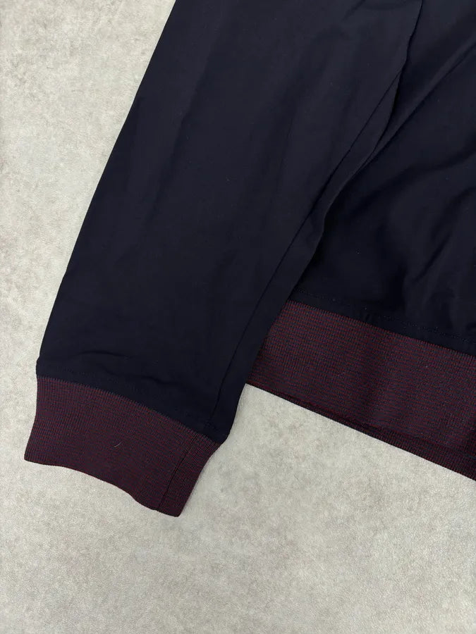 2000s Prada Navy & Bordeaux Windbreaker Zip-up Jacket hxVxlgM 8